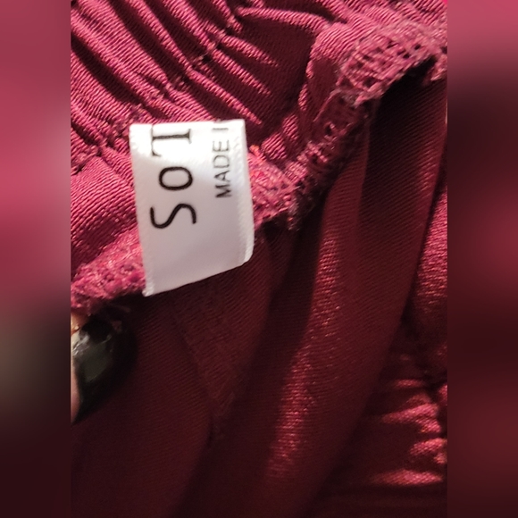 Steer High Waisted Shorts w/Tie - Picture 3 of 6